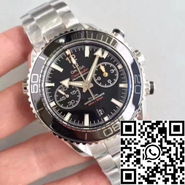 2 519 Omega Seamaster Planet Ocean 232.30.46.51.01.001 OM Factory 1:1 Best Edition Swiss ETA7750 Esfera negra