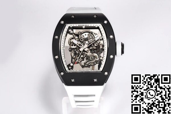 2 51 3d928f71 c547 4b77 b1e1 122adf876818 Richard Mille RM-055 1:1 Mejor edición BBR Factory Correa de caucho