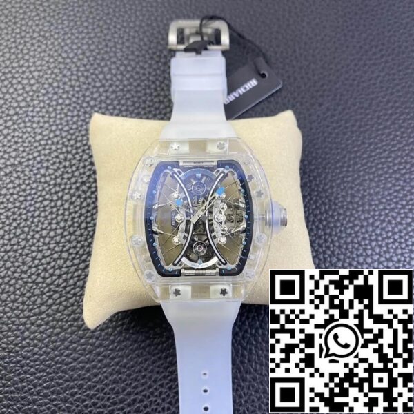 2 51 8b43131c 96dc 4c34 a88b bff00034a2fb Richard Mille RM053-02 1:1 Best Edition RM Factory átlátszó Tourbillon szkeleton számlapja