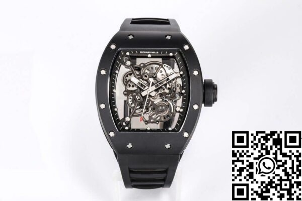 2 51 d8e38c7f 7655 4c93 9ea2 20fd1218e64c Richard Mille RM-055 1:1 Best Edition BBR Factory V2 Zwart Keramische Kast