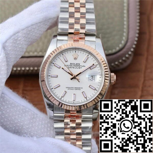 2 52 c21aa8fd e89d 4792 b2b2 23f192d9cc65 Rolex Datejust M126231-0017 36MM 1:1 Best Edition GM Factory Λευκό καντράν