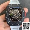 2 53 7a4e651e 63f1 4e45 89ab d0976705eb13 Richard Mille RM35-02 1:1 Best Edition KV Factory V3 Carbon Fiber Белый ремешок