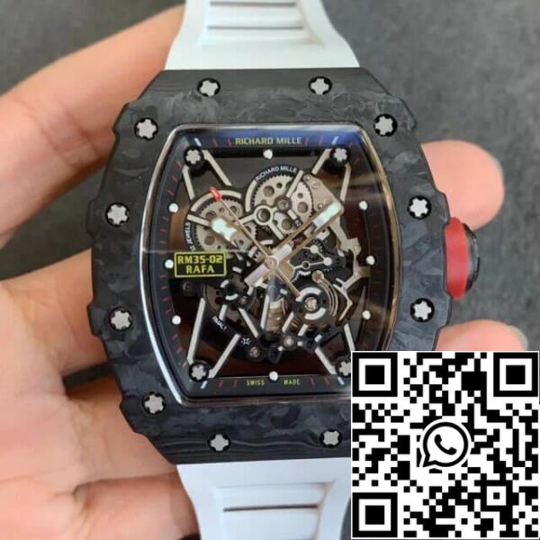 2 53 7a4e651e 63f1 4e45 89ab d0976705eb13 Richard Mille RM35-02 1:1 Best Edition KV Factory V3 Kohlefaser Weißes Armband