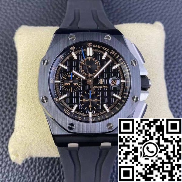 2 54 b74bf297 df47 449c a1a6 4f31fa89a451 Audemars Piguet Royal Oak Offshore 26405CE.OO.A002CA.02 1:1 Best Edition APF Factory Svart urtavla