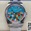 2 54 2 54 d991346e 17a8 4497 9745 a9eeefef3ea4ed Rolex Oyster Perpetual M124300-0008 41MM 1:1 Best Edition EW Factory Turquoise Blue Dial