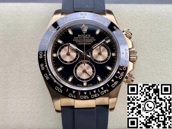 2 54 f1807e97 71cb 470a ae7c 626ef546eaa3 Rolex Cosmograph Daytona M116515LN-0017 1:1 Meilleure édition Cadran noir d'usine propre