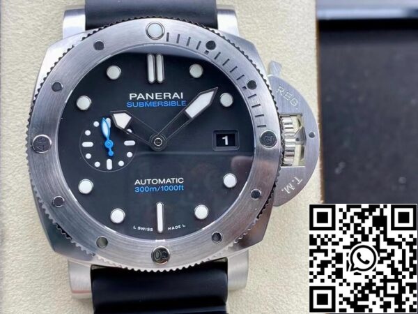 2 55 89539af1 cae9 48da 8b71 9500ed827419 Panerai Submersible PAM01229 1:1 Best Edition VS Factory Fekete Számlap