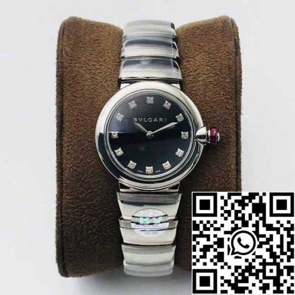 2 56 1977e7f4 8fcf 4b3e 986d d23ed85c14b7 Bvlgari LVCEA 1:1 Best Edition BV Factory Acier inoxydable Cadran noir