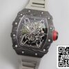 2 56 250a855b 5bfd 416e 83da c3eeb02ba60f Richard Mille RM035 1:1 Best Edition KV Factory V3 Cassa in fibra di carbonio nera