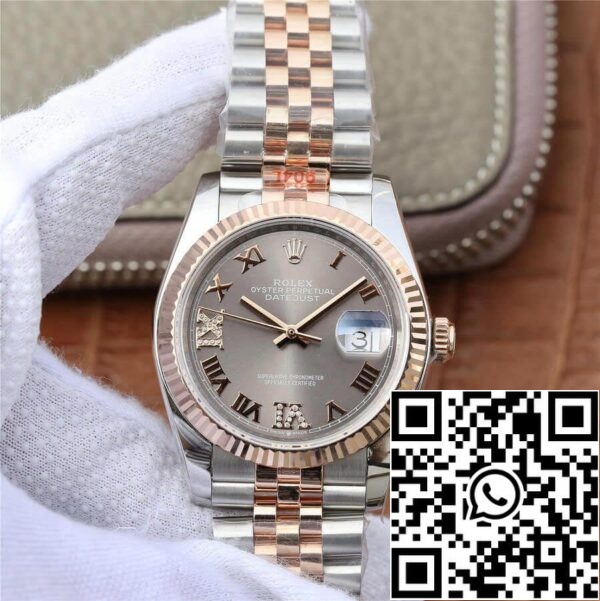 2 56 ecf6e55b 52c9 451a a805 f800ef78b149 Rolex Datejust M126231-0023 36MM 1:1 Best Edition GM Factory Grey Dial