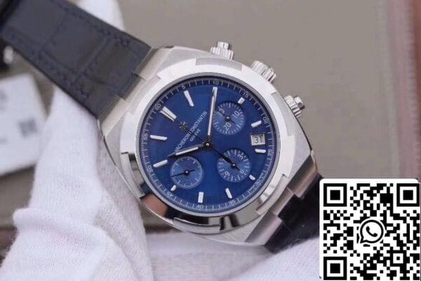 2 577 Vacheron Constantin Overseas 5500V/110A-B148 8F Factory 1:1 Best Edition svájci ETA7750 kék számlapos ETA7750 gyári 1:1 Best Edition