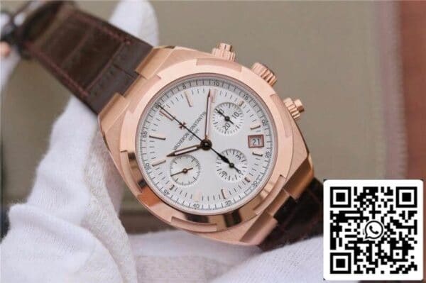 2 578 Vacheron Constantin Overseas 5500V/000R-B074 8F Factory 1:1 Best Edition Swiss ETA7750 Srebrna tarcza