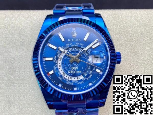 2 57 c55fdc8d 2669 4bf2 9e40 fd5f87166709 Rolex Sky Dweller 40MM WWF Factory DIW Blue Dial Best 1:1 Edition WWF Factory