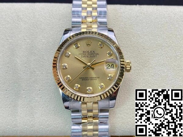 2 57 c63bd116 4c64 4327 8b61 3a836e1f04fd Rolex Datejust M278273-0026 31MM 1:1 Best Edition EW Factory Champagne Dial