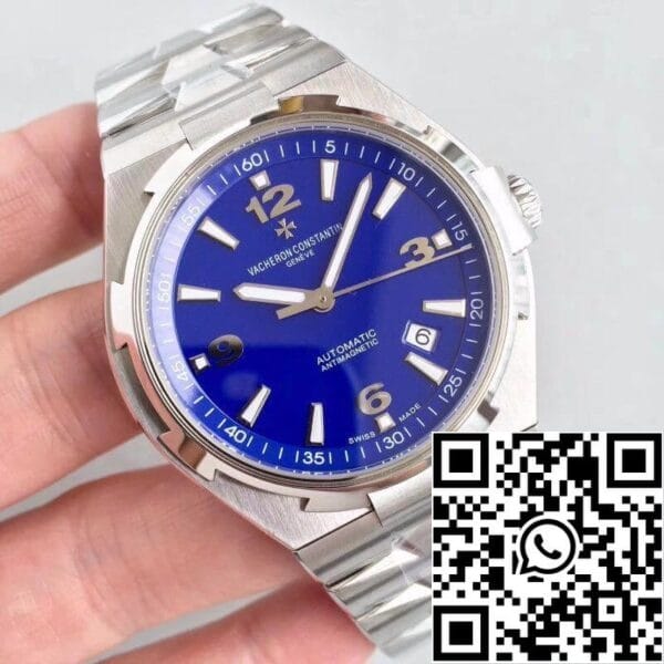 2 586 Vacheron Constantin Overseas 47040 JJ Factory 42mm 1:1 Best Edition Swiss ETA9015 Blue Dial