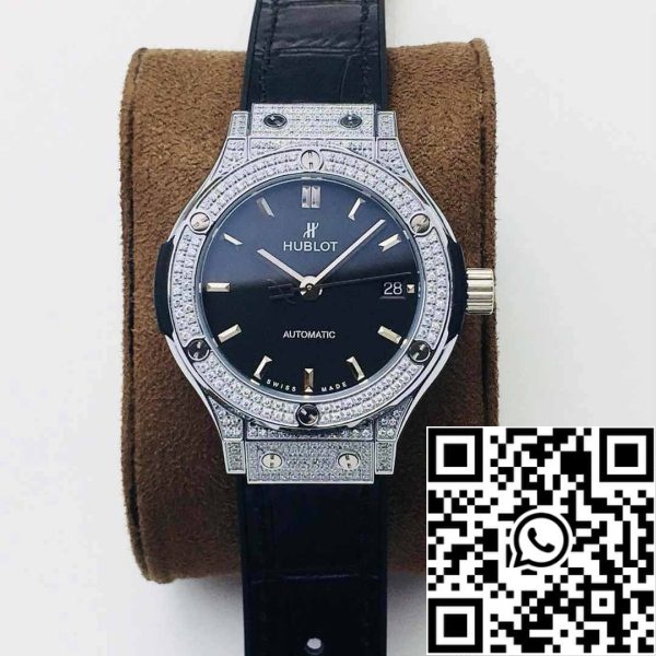 2 58 770084bf 1a0a 4850 963d 270883617bc8 Hublot Classic Fusion 38MM 1:1 Best Edition HB Factory fekete számlap