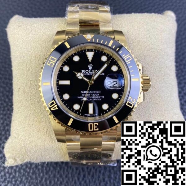 2 59 Rolex Submariner 116618LN-97208 1:1 Best Edition Puhdas Factory Musta soittaa