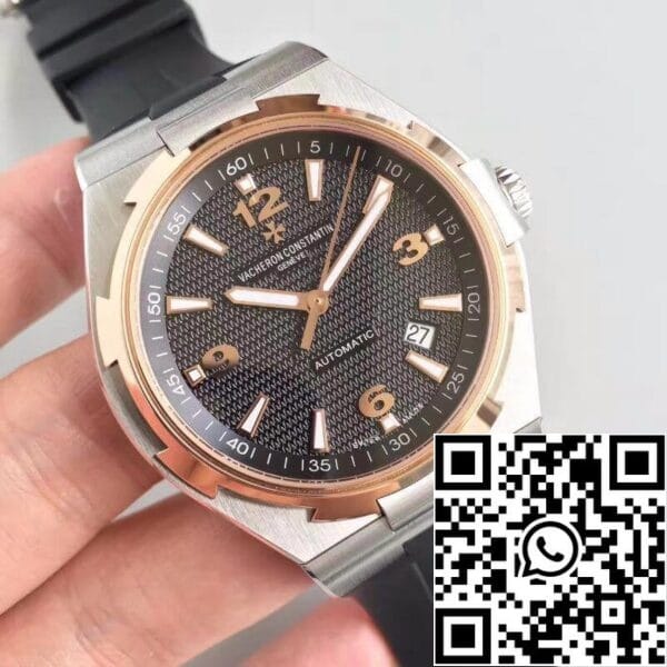 2 592 Vacheron Constantin Overseas 47040 JJ Factory 1:1 Best Edition Svizzera ETA9015 Cinturino in gomma nera