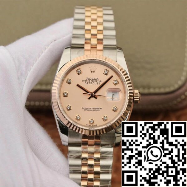 2 59 0731f0e4 f168 4957 bb6d 611df69efdfb Rolex Datejust 116231 36MM 1:1 Best Edition GM Factory Diamond-set Quadrante Rosa