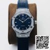 2 59 0e462f11 4cf4 47f9 9956 4c927add6596 Hublot 클래식 퓨전 38MM 1:1 베스트 에디션 HB 팩토리 다이아몬드 블루 다이얼