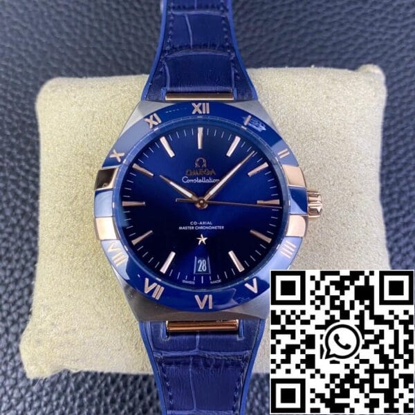 2 59 68ab33b7 7b3a 4732 9c6d c5e35e8defd0 SBF Omega Constellation 131.23.41.21.03.001 1:1 Best Edition VS Factory Blue Dial