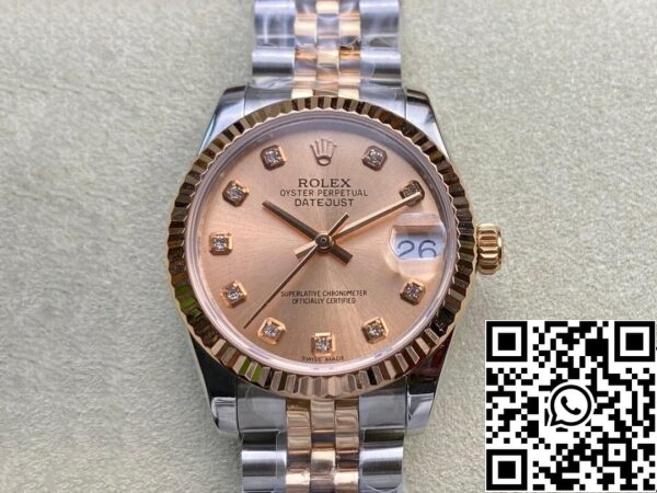 2 59 9068e48b 6f62 4ba3 9814 2755bc22d16c Rolex Datejust M278271-0024 31MM 1:1 Best Edition EW Factory Quadrante oro rosa