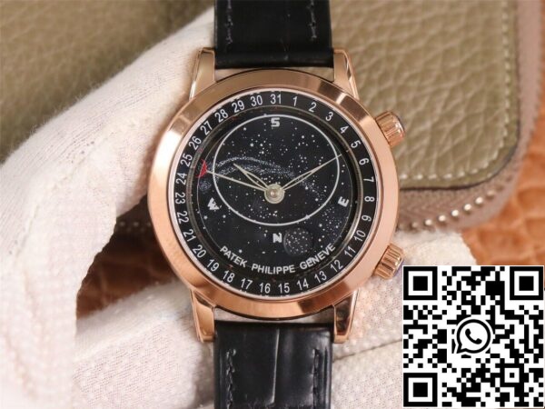 2 5 238dda30 b8db 40df a23d 7ae6f66988b8 Patek Philippe Grote Complicaties 6102 1:1 Beste Editie TW Fabriek Zwarte Sterren Wijzerplaat