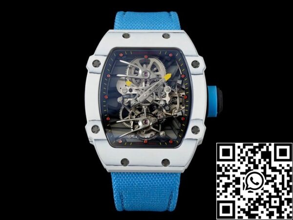 2 5 2920f870 1c01 481b aff7 8b6e9fe03b70 Richard Mille RM27-02 Rafael Nadal Tourbillon 1:1 Best Edition RM Factory Μπλε λουράκι