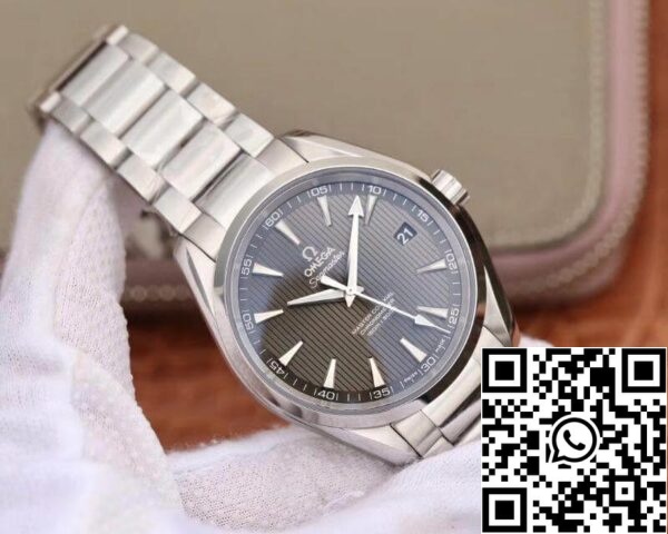 2 5 8f6f50ce f147 417c 9e20 5325af486df8 Omega Seamaster Aqua Terra 150M 231.10.42.21.02.002 VS Factory 1:1 Best Edition Swiss ETA8500 Quadrante grigio testurizzato