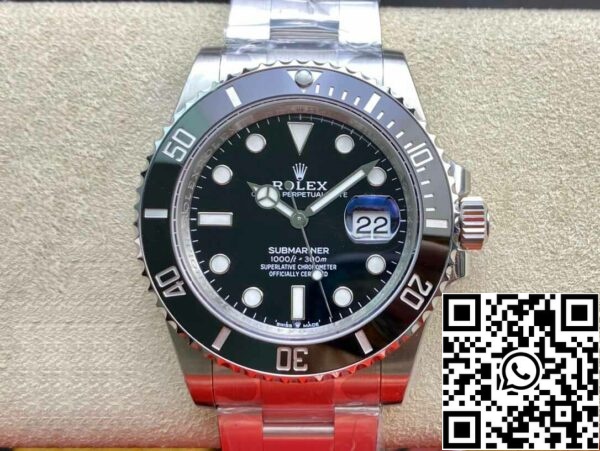 2 5 9b5cfdee 3d17 4138 b51f 9056a72b3b67 Rolex Submariner M126610LN-0001 41MM 1:1 Best Edition VS Factory Lunetta in ceramica