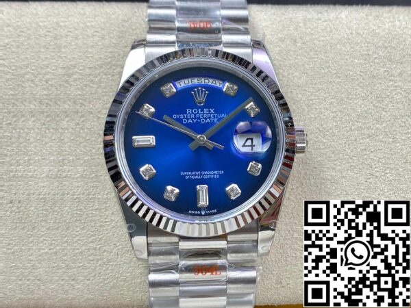 2 Rolex Day Date M128239-0023 36MM 1:1 Paras painos GM Factory Diamond Dial