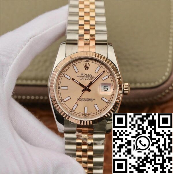 2 60 7bb2170d 9fe7 4279 b54d adb3a923ff39 Rolex Datejust 116231 36MM 1:1 Best Edition GM Factory Oro Rosa Quadrante