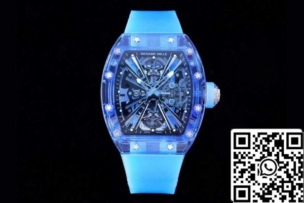 2 60 acc2c5aa 9ea4 4ef8 84c5 e7a06683eb80 Richard Mille RM12-01 1:1 Best Edition RM Factory Tourbillon Transparent Version Case