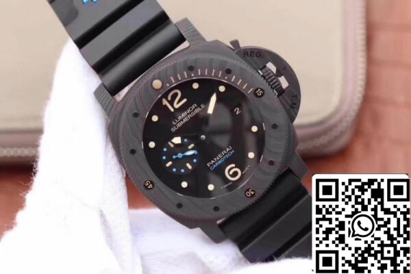 2 618 Panerai Luminor Submersible PAM616 VS Factory 1:1 Best Edition Swiss ETA P9000 Superlumed Black Dia