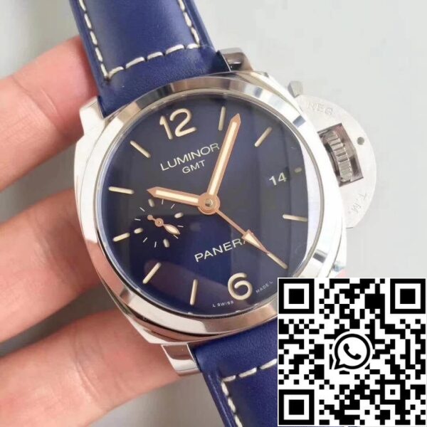 2 619 Panerai Luminor 1950 PAM688 ZF Factory 1:1 Best Edition Sveitsin ETA P9001 sininen nahkahihna