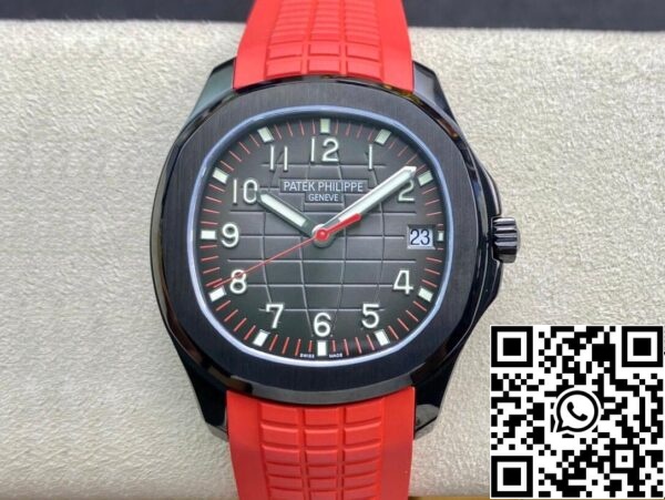 2 61 660a544a 1255 4229 9f11 8f9040a0854f Patek Philippe Aquanaut PP5167 1:1 Best Edition ZF Factory DLC Quadrante nero