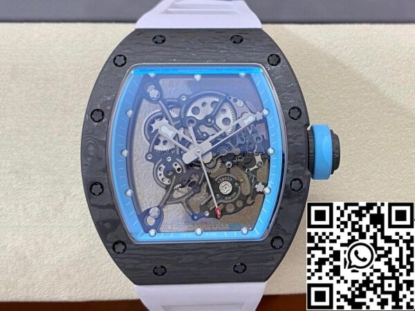 2 61 6b4af992 f555 480c a524 162a25944af9 Richard Mille RM-055 1:1 Mejor edición BBR Factory Fibra de carbono