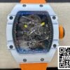 2 61 e4ab40b6 2d1b 40ae b5c9 5f25b1ca7309 Richard Mille RM27-02 1:1 Best Edition RM Factory Skeleton Tourbillon Cinturino Arancione