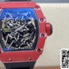 2 61 eec9edfc 98e2 4905 9b1e 49a77b86aeca Richard Mille RM35-02 1:1 Best Edition T+ Factory Caixa NTPT em fibra de carbono vermelha Bracelete preta