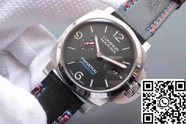 2 621 Panerai Luminor Marina 1950 PAM727 ZF Factory 1:1 Best Edition Swiss ETA P9010 Μαύρο δερμάτινο λουράκι