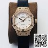 2 62 ed712748 d88c 44aa 839c b234d60202b2 Hublot Classic Fusion 38MM 1:1 Best Edition HB Factory Diamond Quadrante Bianco