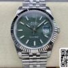 2 63 Rolex Datejust M126334-0030 41MM 1:1 Най-добро издание VS Фабрика Зелен циферблат