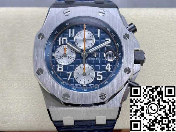 2 63 97bb6f46 19c8 4be3 8f16 338978ba50e5 Audemars Piguet Royal Oak Offshore 1:1 Best Edition APF Fabrieksblauwe Wijzerplaat