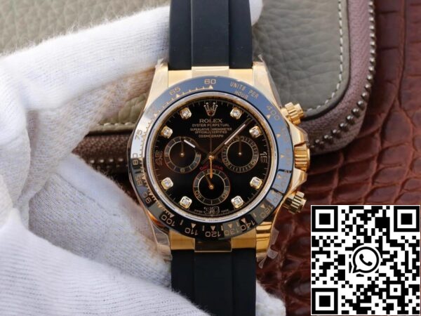 2 63 af74eedd 299a 4226 ad37 cab1f3437082 Rolex Daytona Cosmograph M116518ln-0046 1:1 Най-добро издание JH Factory Black Dial