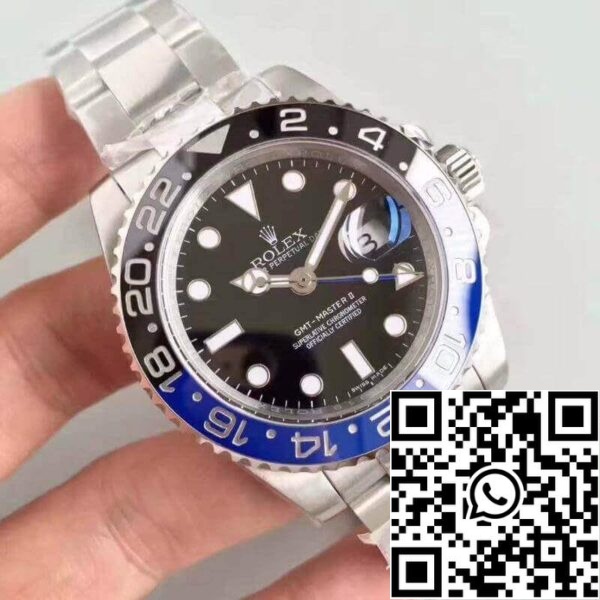 2 63 f179f8e0 85f7 43da b274 59760d4740e1 Rolex GMT-Master II 116710BLNR Noob Factory 1:1 Best Edition Swiss ETA2836-2