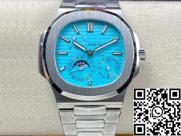 2 64 035eb945 493c 4b05 8b10 8423fef30b8c Patek Philippe Nautilus 5712 1:1 Best Edition GR Factory Tiffany Quadrante Blu