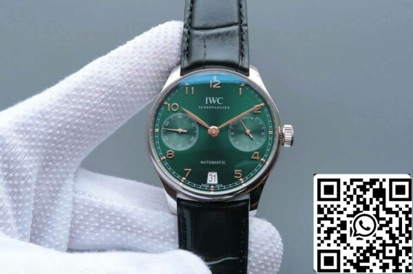 2 64 4077c53c c7c6 4438 983a b64b1267131a IWC Portugieser IW500708 1:1 Best Edition ZF Factory V5 Green Dial