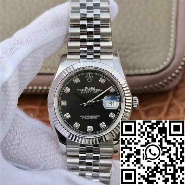 2 64 ea3bfe89 44ae 4d62 85c8 21acb2c404d1 Rolex Datejust M126234-0027 1:1 Най-добро издание GM Фабрика черен циферблат