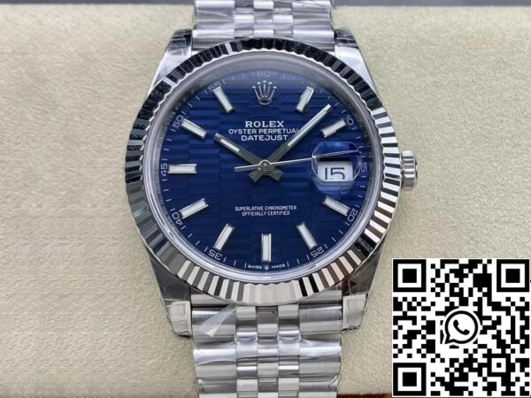 2 65 Rolex Datejust M126334-0031 41MM 1:1 Best Edition VS Factory Blue Dial