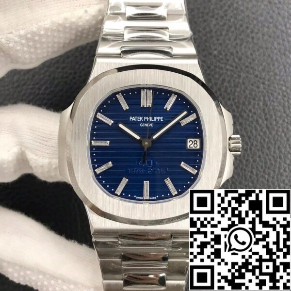 2 67 56d057e5 1c5f 45d4 99dc a8a20041275e Patek Philippe Nautilus 5711/1P 1:1 Best Edition 3K Quadrante blu di fabbrica